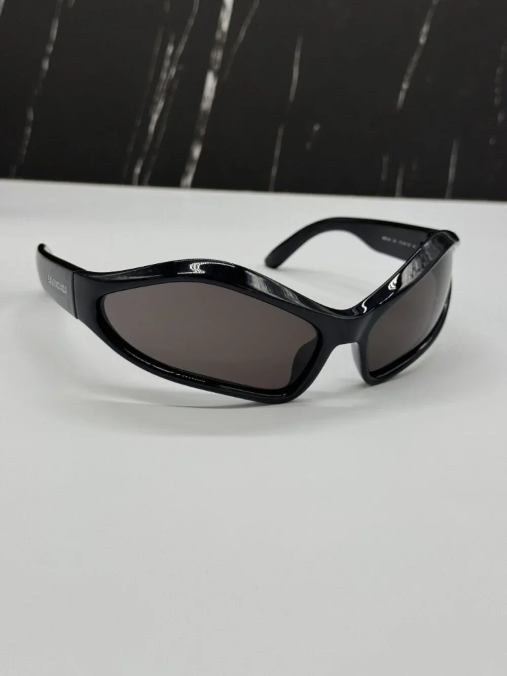 NEW BALENCIAGA BB0314S 001 BLACK UNISEX GEOMETRIC SUNGLASSES BALENCIAGA EYEWEAR